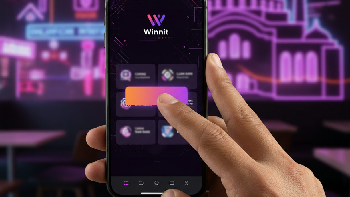 Winnit mobil uygulamasından üyelik kayıt adımları sorunsuz tamamlanabilir.